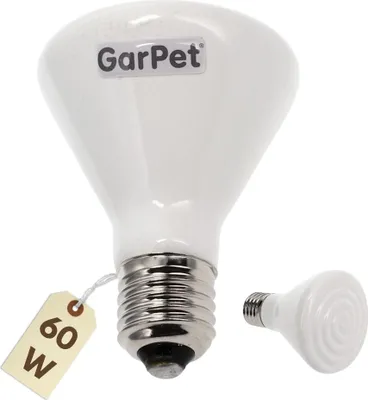 Produktbild von Wärmelampe Terrarium Lampe Dunkelstrahler für Vögel Keramik E27 Infrarot Lampe Hühner Heizlampe Reptilien Wärmelampe Schildkröten 60 W