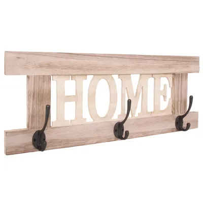 Obrázek produktu pro Nástěnná skříň HWC-C60 Home, Šatní skříň Panel, Shabby-Look Vintage 55x21cm  naturbraun