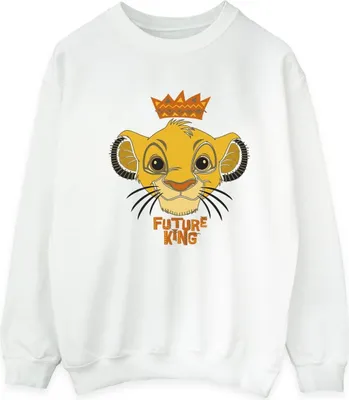 Produktbild von Disney - "The Lion King Future King" Sweatshirt für Herren BI18463 (M) (Weiß)