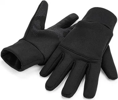 Produktbild von Beechfield B310 | Handschuhe Softshell Sports Tech Gloves - Farbe: Black - Größe: L/XL