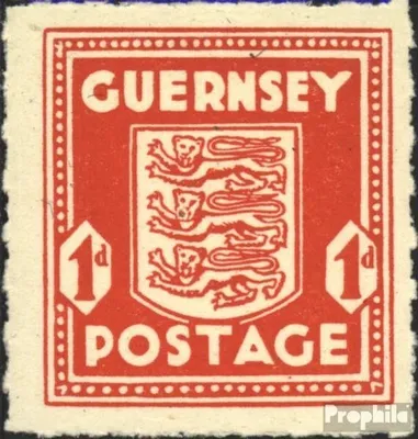 Produktbild von Briefmarken Guernsey (Dt.Bes.2.WK.) 1941 Mi 2 mit Falz Wappen