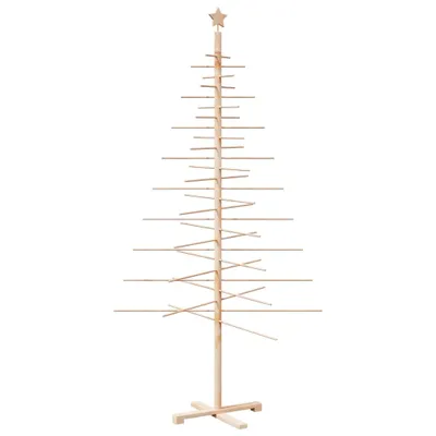Immagine prodotto di vidaXL Albero di Natale in legno per decorare 210 cm in legno di pino massiccio