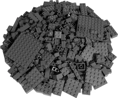 Immagine prodotto di LEGO® Mattoncini Speciali Misto Grigio Scuro NUOVO! Quantità 1000x - Ogni miscela assemblata singolarmente