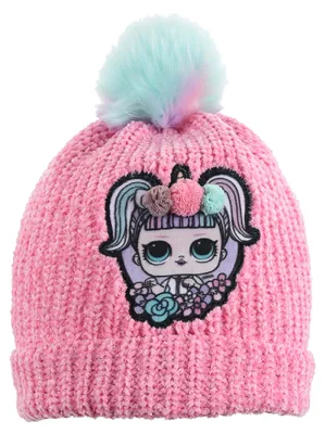 Produktbild von L.O.L. Surprise! Kinder Mädchen Winter-Mütze Bommelmütze , Farbe:Pink, Größe:52