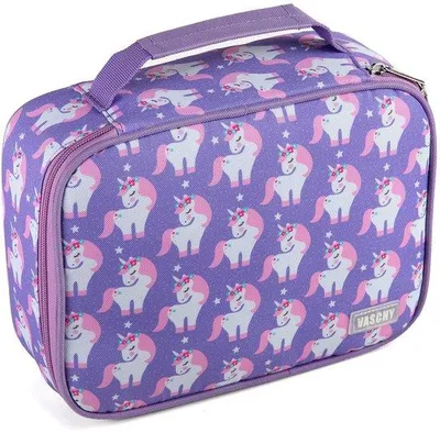Produktbild von Großes Etui, 72-teilig, Organizer, Schultasche, Einhorn, Mädchen