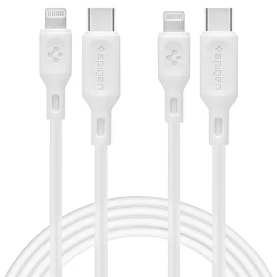 Obrázok produktu pre Spigen Durasync Mfi Lighting Cable 2-Pack 100Cm White
