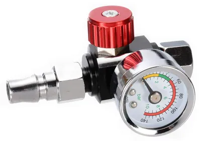 Druckregler Manometer Luftfilter 1/4 Zoll Anschluss