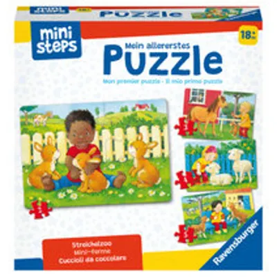 Immagine prodotto di Ravensburger ministeps Mein Allererstes Puzzle: Streichelzoo, Kinderpuzzle, Spielzeug, Kleinkind, ab 18 Monaten, 04169