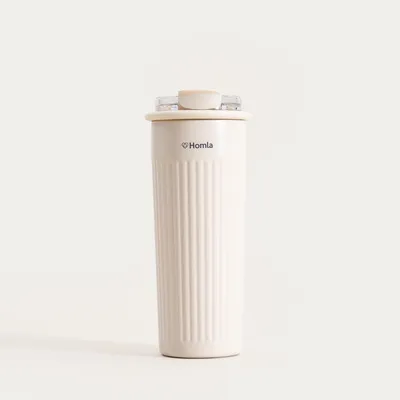 Zdjęcie produktu dla HOMLA Kubek termiczny TOLEO śmietankowy 500 ml