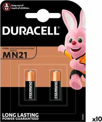 Image de 10X Duracell 62297 Security LR23 (MN21) - Pile alcaline-manganèse (alcaline), 12 V