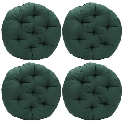 Obrázek produktu pro Sada čtyř kulatých sedáků o rozměrech 40x40 cm, vhodné pro použití v interiéru i exteriéru