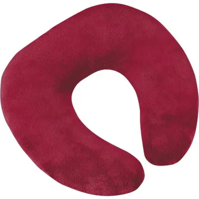 Obrázek produktu pro Polštářek cestovní podkova - 30x35 cm - Červená
