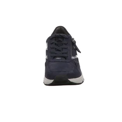 Produktbild von rollingsoft Damen Schnürschuhe Sportlich Gummisohle blau