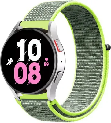 Produktbild von Strap-it Samsung Galaxy Watch 5 - 44mm Nylonarmband (Fluoreszierend)