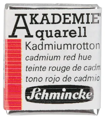 Produktbild von Schmincke AKADEMIE Aquarell Kadmiumrotton Aquarell 16 332 044 1/2 Naepfchen