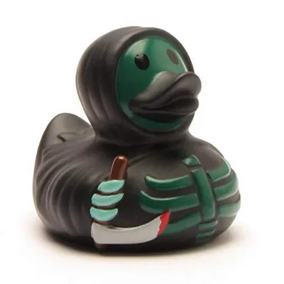 Produktbild von LiLaLu - 2151 - Badeente, Scary, Kunststoff, ca.  8.5 x 7.5 x 8.5 cm