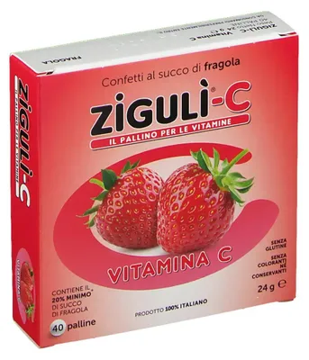 Immagine prodotto di Ziguli C Fragola 40 Confetti 24 G