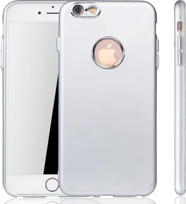 Produktbild von Apple iPhone 6 / 6s Hülle - Handyhülle für Apple iPhone 6 / 6s - Handy Case in Silber