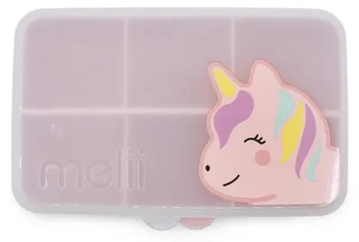 Productafbeelding van Melii Snackle Box, mini lunchbox - Eenhoorn