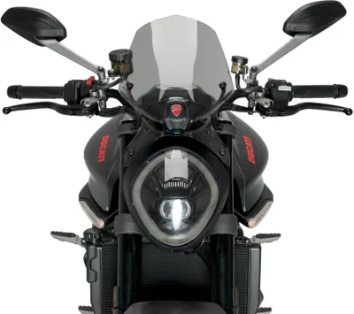 Obrázek produktu pro PUIG naked sport screen smoked clear ABE schváleno pro Ducati