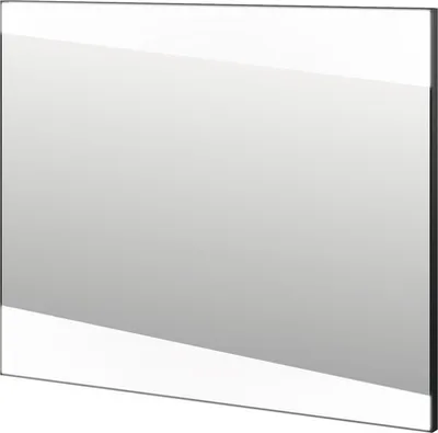 Produktbild von LED Badspiegel Qube 100x80 cm schwarz