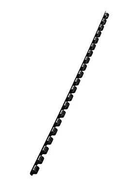 Image de LEITZ 35040 Leitz 35040 Dos de reliure plastique -A4,plastique,6 mm,25 feuilles,100 pièces,noir