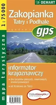 Productafbeelding van Mapa - Zakopianka Tatry i Podhale 1:75 000 - praca zbiorowa