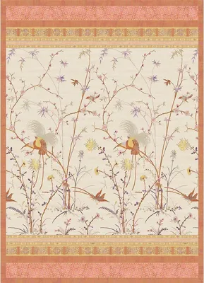 Immagine prodotto di Bassetti, coperta a quadri, modello FONG, colore beige, taglia 180x250