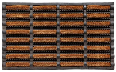 Fußmatte 45x75 cm, Kokos & Gummi, braun, rutschfest