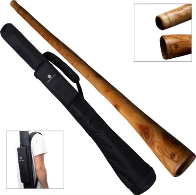 Produktbild von Mahagoni Didgeridoo 147cm – Kraftvoller Klang, Inklusive Tragetasche
