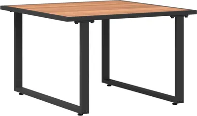 Obrázok produktu pre Konferenčný stolík Čierna a Hnedá 55 x 55 x 35 cm