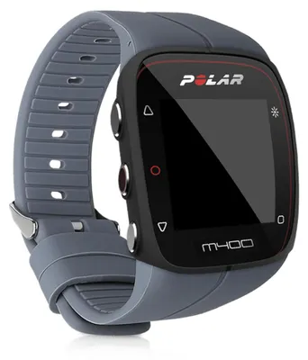 Produktbild von kwmobile Silikon Uhrenarmband für Polar M400 / M430 Armband - Ersatzarmband für Fitnesstracker - Wechselarmband Smartwatch - Anthrazit