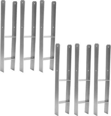 Zdjęcie produktu dla Jopassy kotwa do słupka H kotwa do słupka H wspornik do słupka wspornik do słupka 111 mm 6 sztuk
