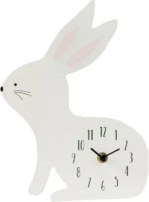 Produktbild von Wanduhr Hase für das Kinderzimmer