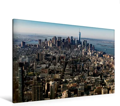 Produktbild von Calvendo  Textil-Leinwand 120 cm x 80 cm quer New York  Stadtübersicht, Krause Kurt; 7335485