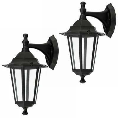 Imagen del producto de 2 apliques de pared Rabalux para exteriores, IP43, casquillo E27, máximo 60W, color , modelo Velence