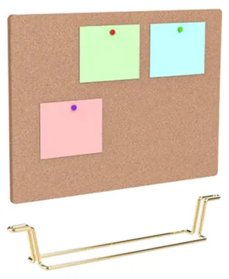 Stehendes Kork-Berichtenbord mit Holzrahmen, 40x60 cm