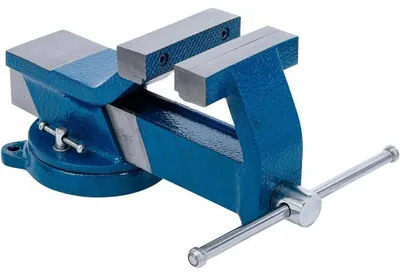 Image de Étau en Acier Forgé - Mâchoires 100 mm - Solide et Durable - D-Work