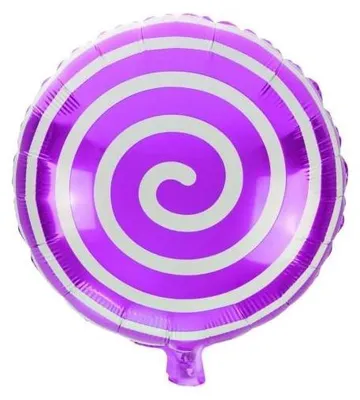 Zdjęcie produktu dla Balon foliowy lizak fioletowy - Arpex