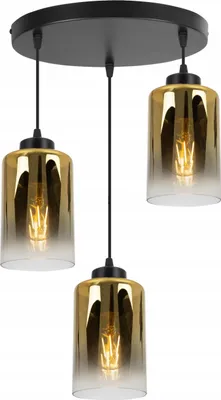 Produktbild von Deckenlampe Hängelampe Plafond Kronleuchter Loft elegant mit Glasschirmen