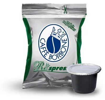 Produktbild von Caffè Borbone Green / Dek blend, Kaffeekapsel, Kaffee, Nespresso, 1 Tassen, 5 g, 50 Stück(e)