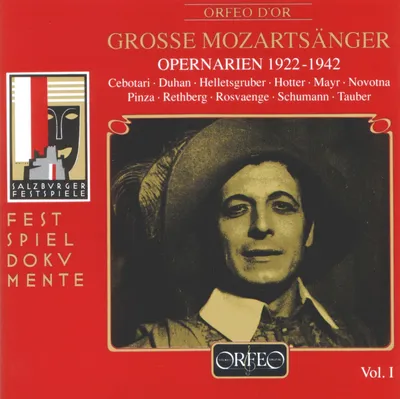 Produktbild von Grosse Mozartsänger Vol.1-Opernarien 1922-1942