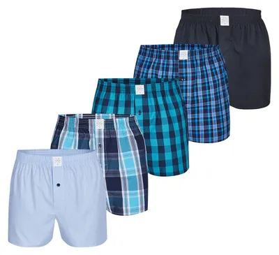 Produktbild von MG-1 Herren Boxer Classics 5-Pack mehrfarbig - Größe M