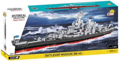 Produktbild von COBI Battleship Missouri (BB-63), Bausatz, 2655 Stück(e)