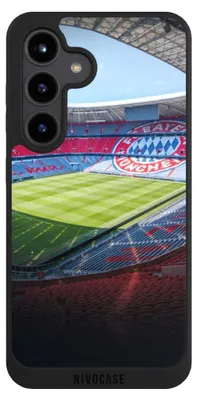 Produktbild von NIVOCASE Handyhülle für Samsung Galaxy S24 Hülle NIVOpure Case Schwarz FC Bayern München FCB Stadion
