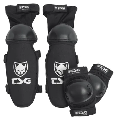 Produktbild von TSG Junior Bikerset Protektoren Set schwarz TXXS