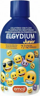 Produktbild von Elgydium Junior Mouthwash Emoji 500ml