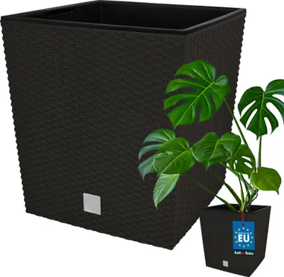 Produktbild von KOTARBAU® Blumentopf 400 mm Übertopf mit Innentopf für Pflanzenzucht Umbra