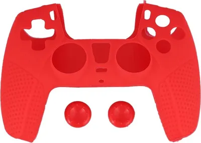 Produktbild von Battletron Skin Controller Rot - geeignet für PS5 geeignet