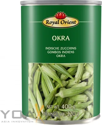 Produktbild von [400g / 220g ATG] Royal Orient Okra in Salzlake / INDISCHE ZUCCHINIS